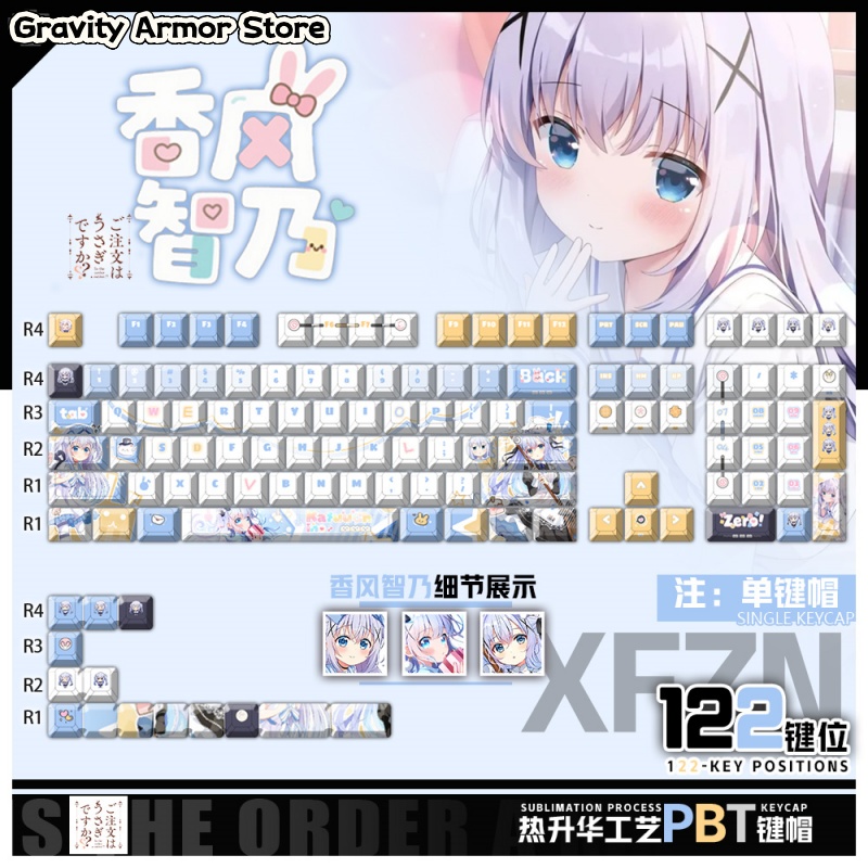 Keyboard Tenkeyless - Apakah Pesanan Ini Kelinci? Keycaps Tema