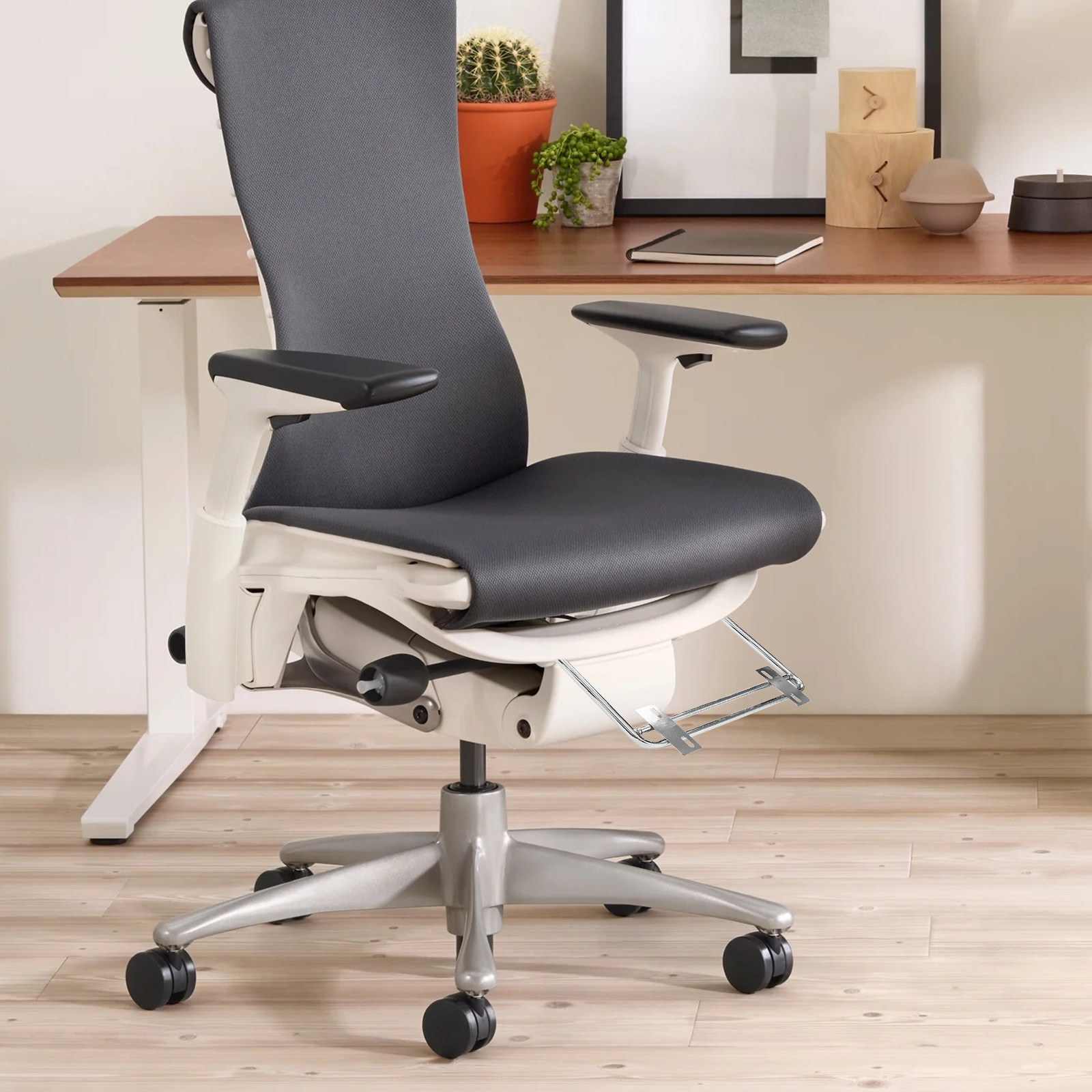Footrest Under Desk - 2Pcs Sandaran Kaki Kursi yang Dapat