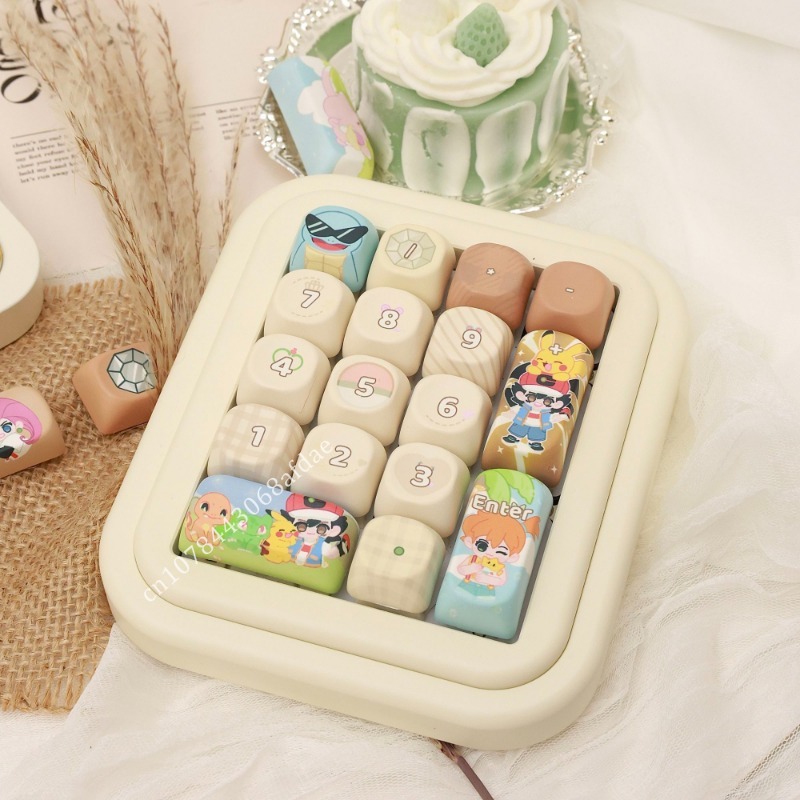 Keyboard Tenkeyless - Keycap Anime Pokemon MOA Tinggi 131