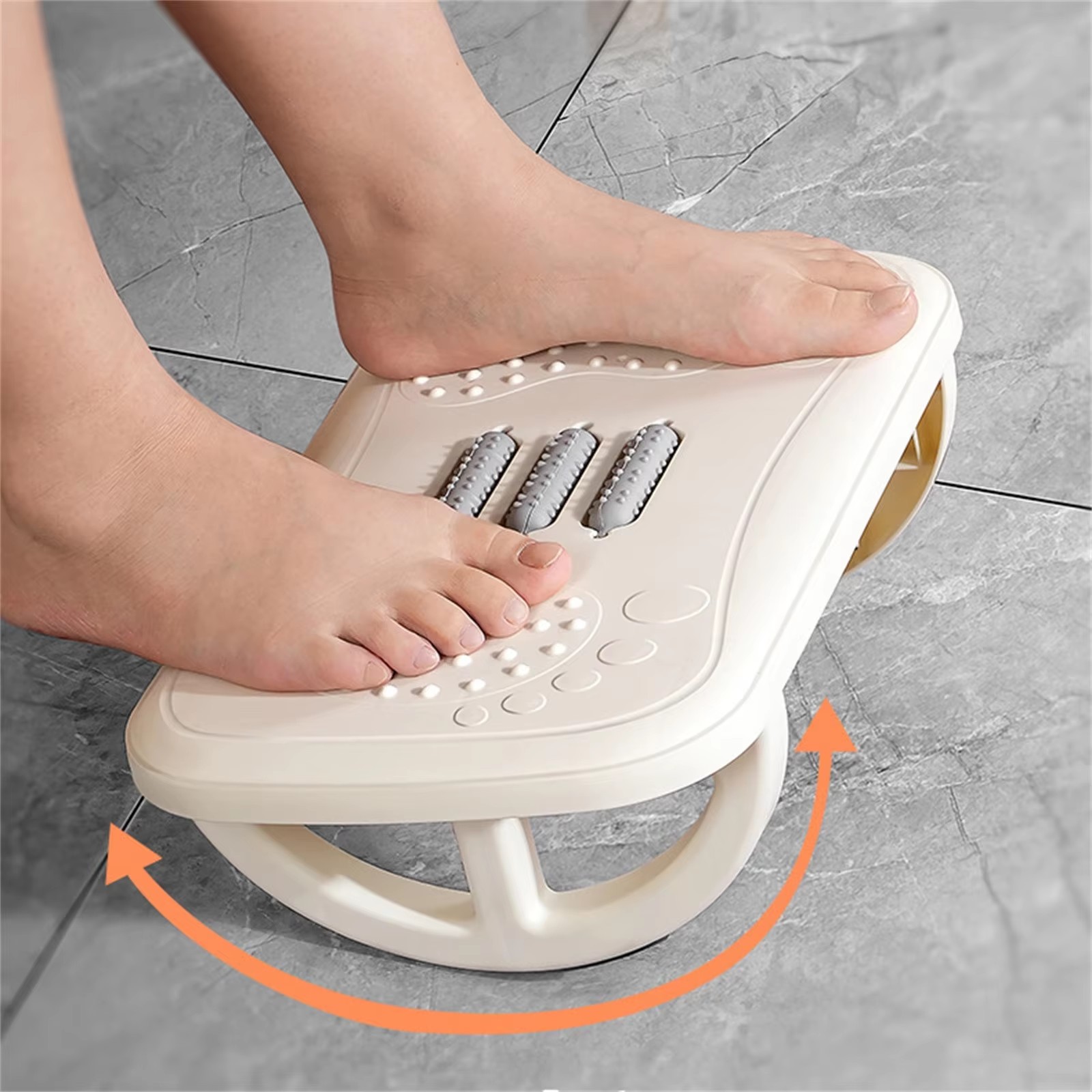 Footrest Under Desk - Sandaran Kaki Bergoyang untuk di Bawah