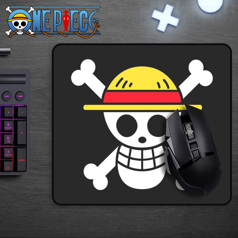 Keyboard Tenkeyless - Alas Mouse Kartun One Piece Luffy
