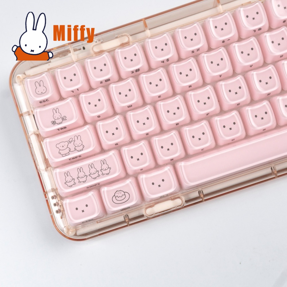 Kawaii Miffy Keycaps Penutup K - Keyboard Tenkeyless ulasan dan harga