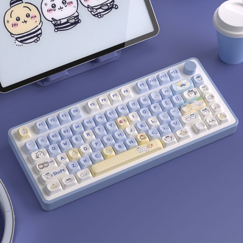 Keycaps Tema Chiikawa Kawaii L - Keyboard Tenkeyless ulasan dan harga