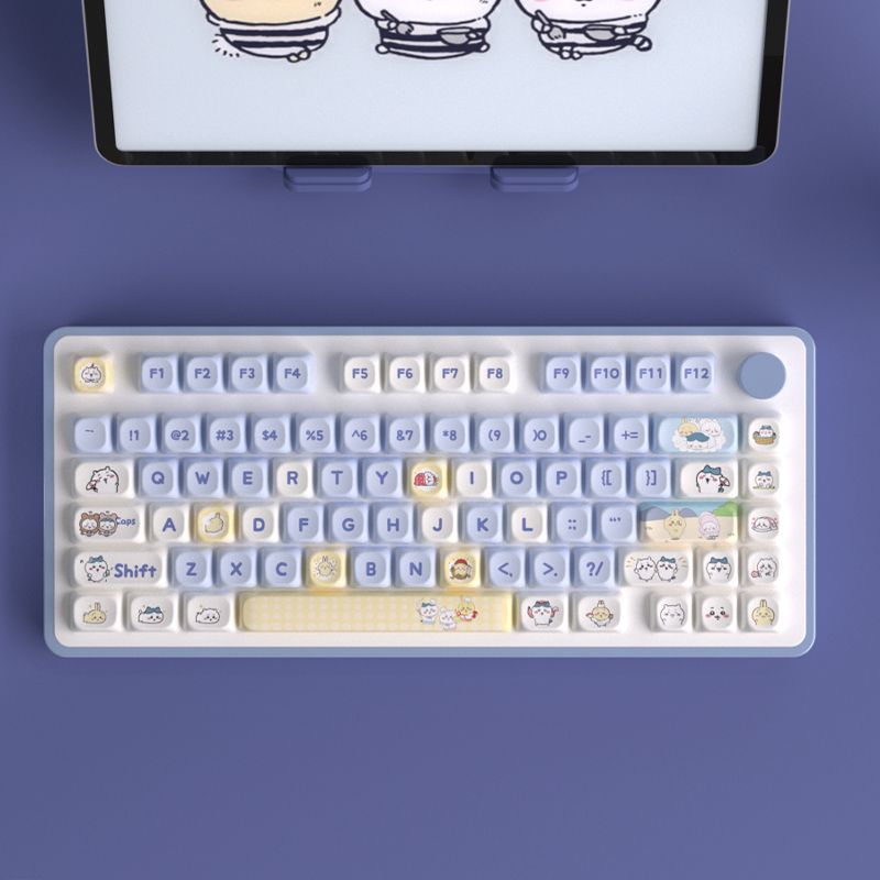 Keycaps Tema Chiikawa Kawaii L - Keyboard Tenkeyless ulasan dan harga