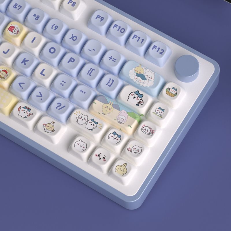 Keycaps Tema Chiikawa Kawaii L - Keyboard Tenkeyless ulasan dan harga