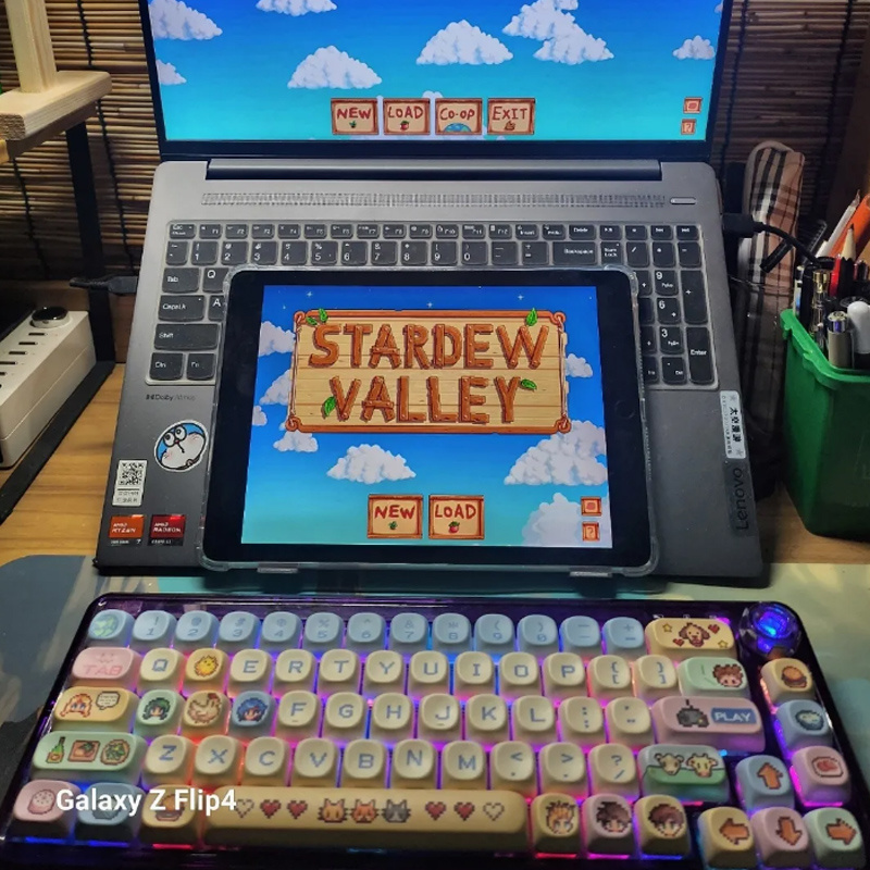 Stardew Valley 78 Keycaps Pixe - Keyboard Tenkeyless ulasan dan harga
