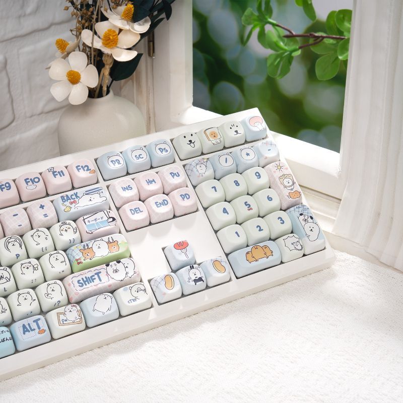 Keycap PBT Dye Sub MOA Joke Be - Keyboard Tenkeyless ulasan dan harga