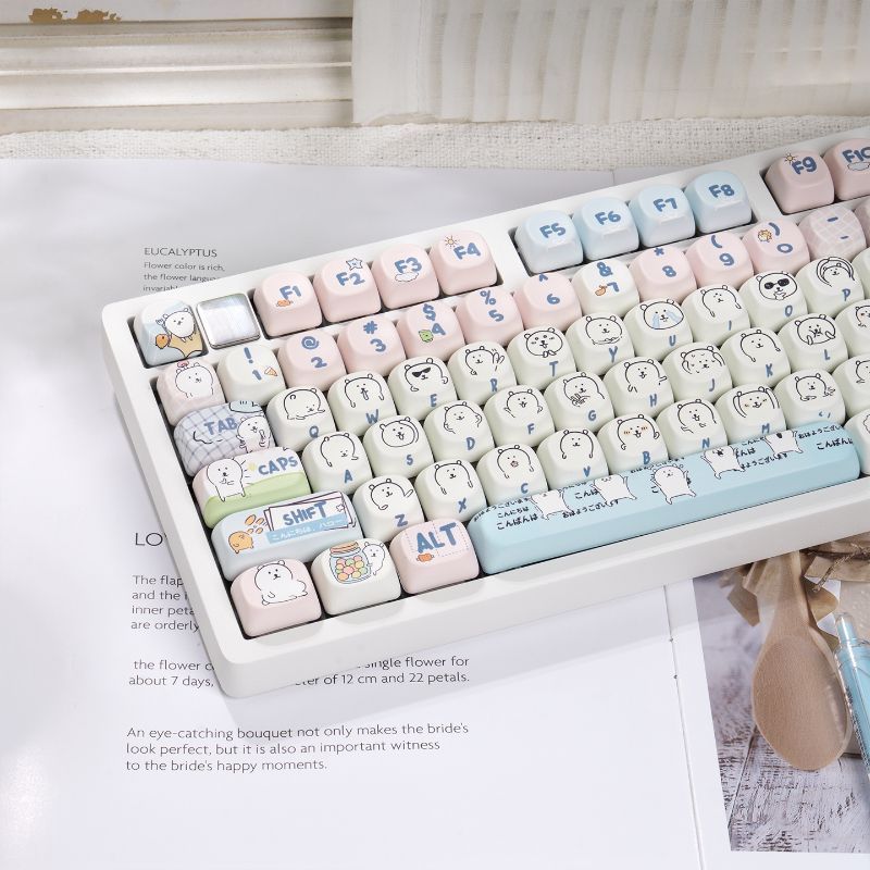 Keycap PBT Dye Sub MOA Joke Be - Keyboard Tenkeyless ulasan dan harga