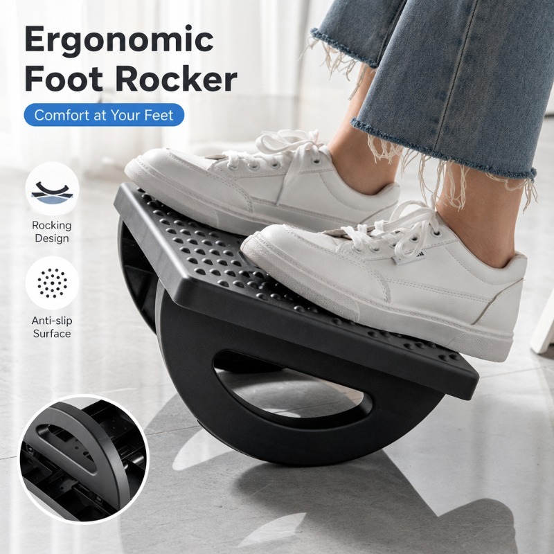 Sandaran Kaki Ergonomis di Baw - Footrest Under Desk ulasan dan harga