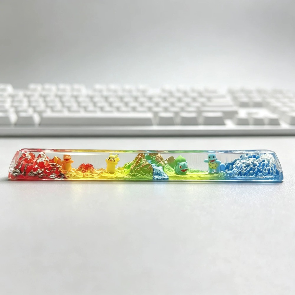 Keycap Tiga Dimensi Pokémon Ee - Keyboard Tenkeyless ulasan dan harga