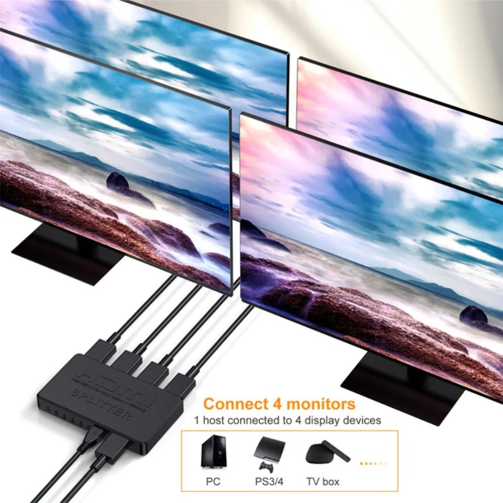 4X1 Pengalih Video Kompatibel  - Esports Gaming Hub ulasan dan harga