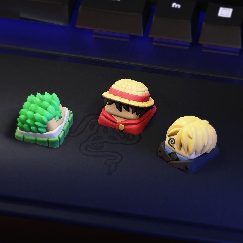 Baru Kawaii ONE PIECE Luffy Ke - Keyboard Tenkeyless ulasan dan harga